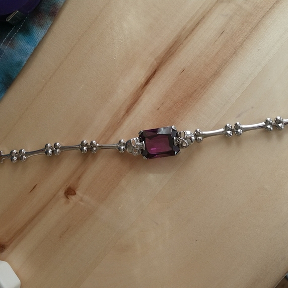 Sterling Silver Skeleton Ring and Bracelet